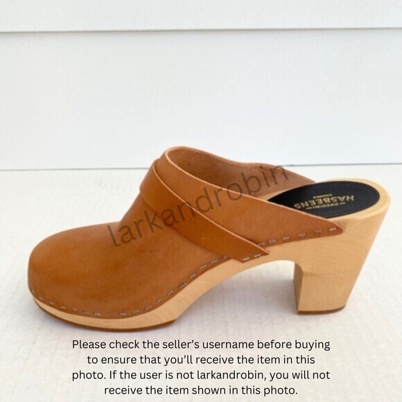 NEW Swedish Hasbeens Classic Clog Nature 40 - Picture 4 of 16